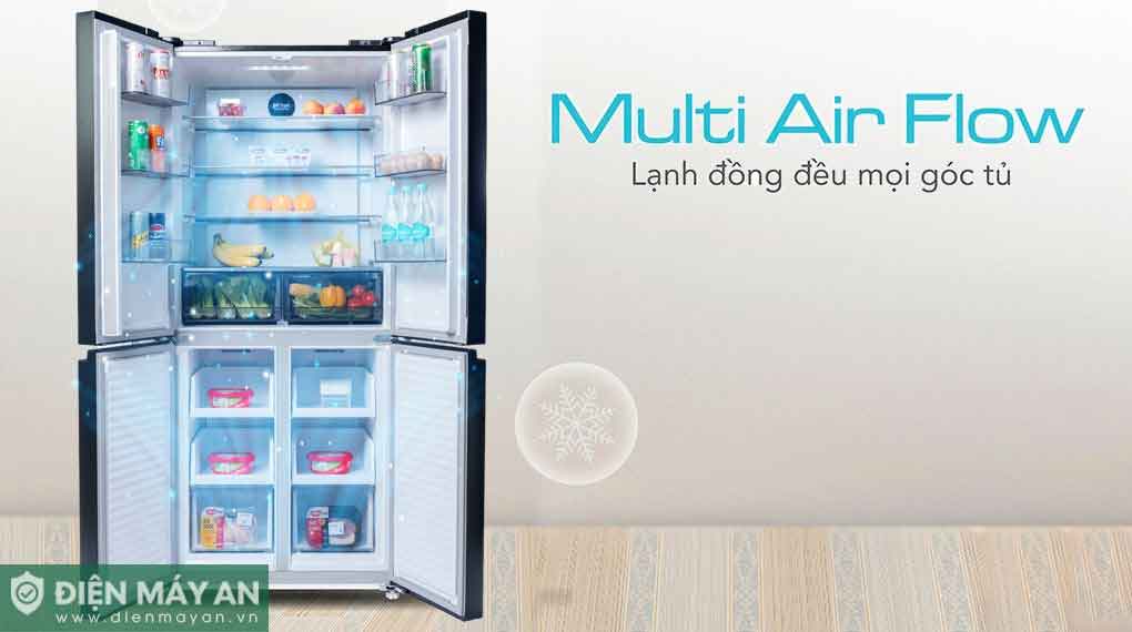 Tủ lạnh Funiki Inverter 415 lít Multi Door HR M8415SB